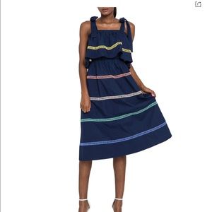 English Factory Popover Midi Dress